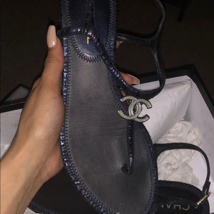 Chanel thong sandals